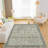 Washable Rug Boho Soft Non-Slip Low Pile Stain Resistant Foldable Carpet for Bedroom Playroom Dining Room Office Kitchen Farmhouse Home Decor Rug-Brown/Beige-123329443