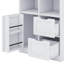 Bathroom Storage Cabinet With Doors & Drawers, Offering Ample Space, Freestanding Style, And Open & Adjustable Shelving Units
