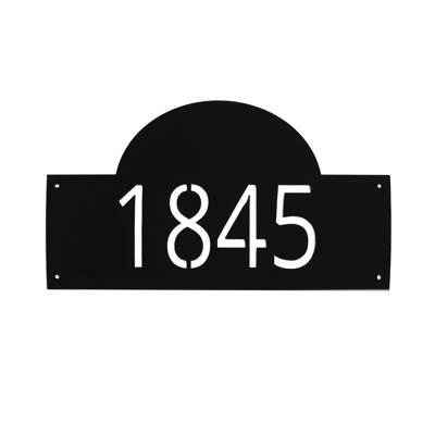 1-Line Wall Address Plaque