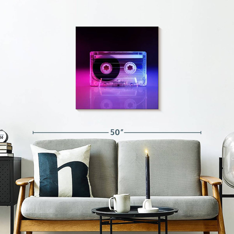 Abarca Clear Cassette Tape, 24" H x 24" W