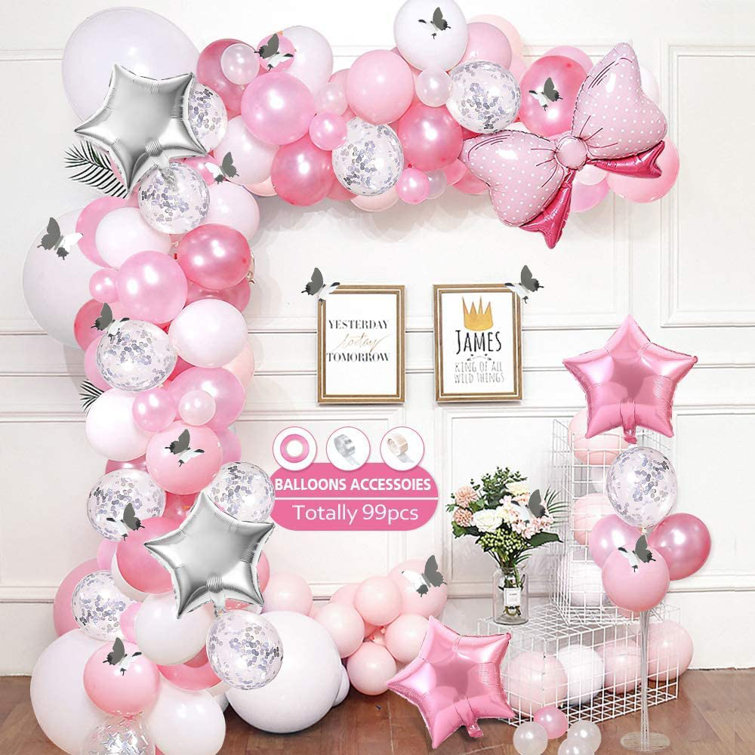Large Happy Birthday Balloons Garland Birthday Wedding Party Baby Shower  Decors