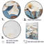 Harmonie de fleurs bleues et blanches Magnolias VI-725497703-725497705