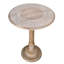 Table d'appoint sculptée en bois pour salon - Brun-1077685772