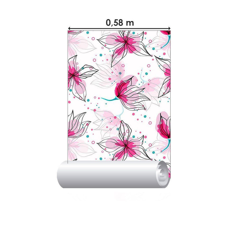 Rouleau de papier peint lisse Nyle L 126 po x l 24 po