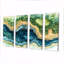 Abstrait parcours de golf «Horizon II» - art mural de golf - art mural moderne pour le salon-775615507-775615506