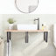 Brieg 100cm Solid Wood Bathroom Vanity Top-610023894