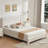  Wauseon Luxury Post Upholstered Bed with Fluffy Velvet, Soft Rounded Corners, No Box Spring Required, Easy Assembly-735645870-735645869