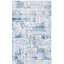 Tapis bleu marine / gris clair Zyaire-2134714079