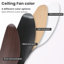 Kemp 52" 3 -ABS-Blade Propeller Modern Ceiling Fans no Light and with Remote Control-1011210289