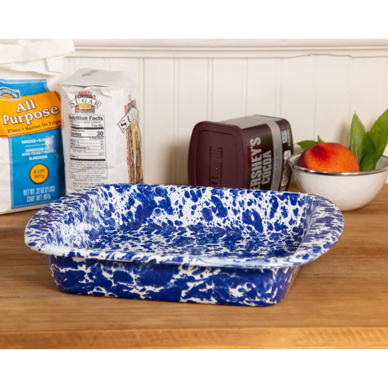 Swirl Baking Pan, Cobalt Swirl