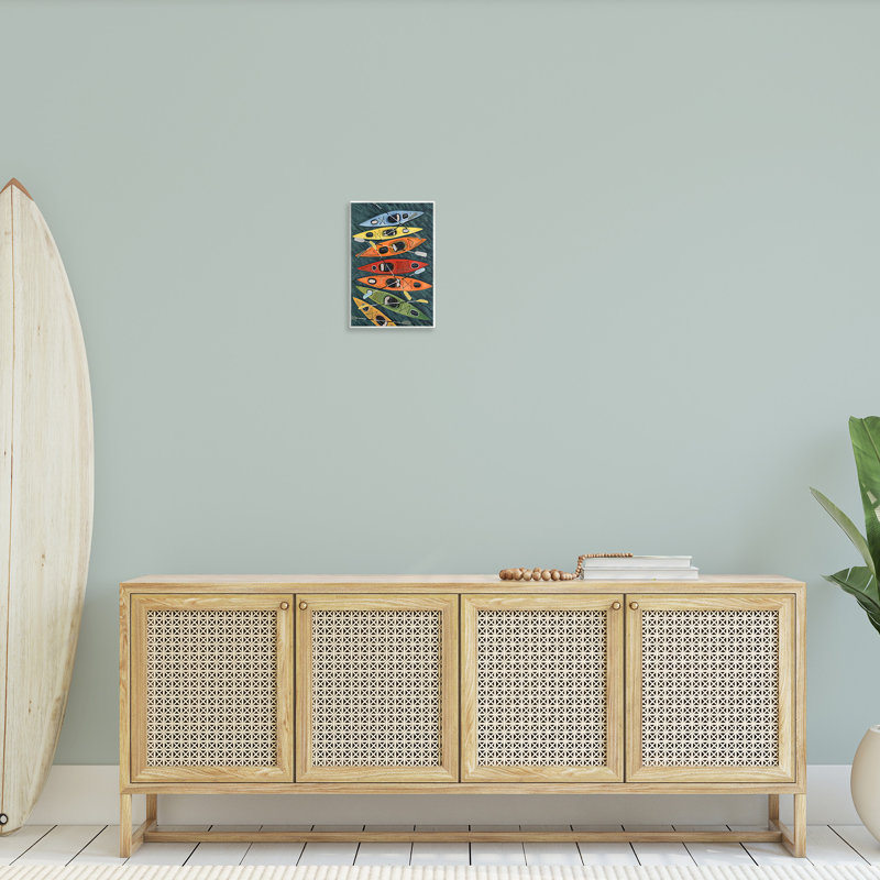 «Rainbow Hue Kayaks» par Michael Willett, H 15 po x l 10 po