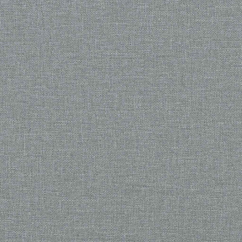 Base de lit en tissu Pranavi vidaXL, support de lattes, sans matelas, Gris clair, Simple extra long