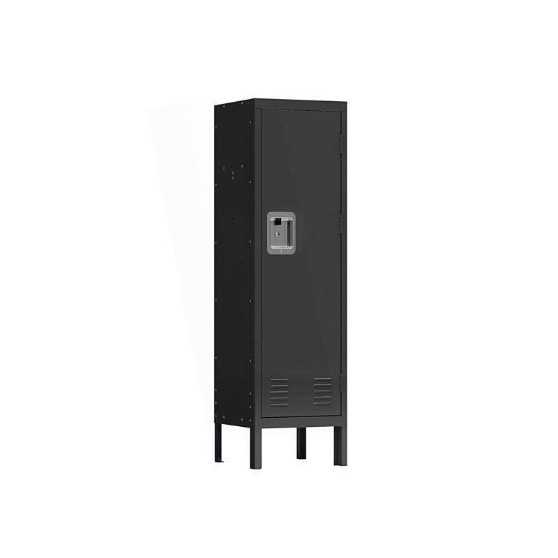 Armoire de rangement moderne 1 porte, Noir, noir, noir, noir