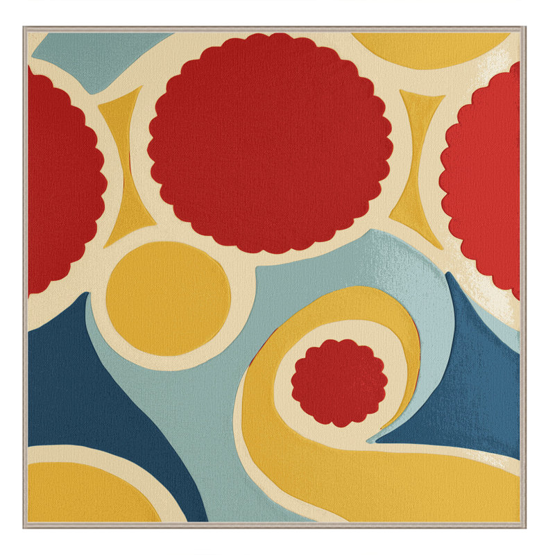 Spunky Hop Rug, Square 3'