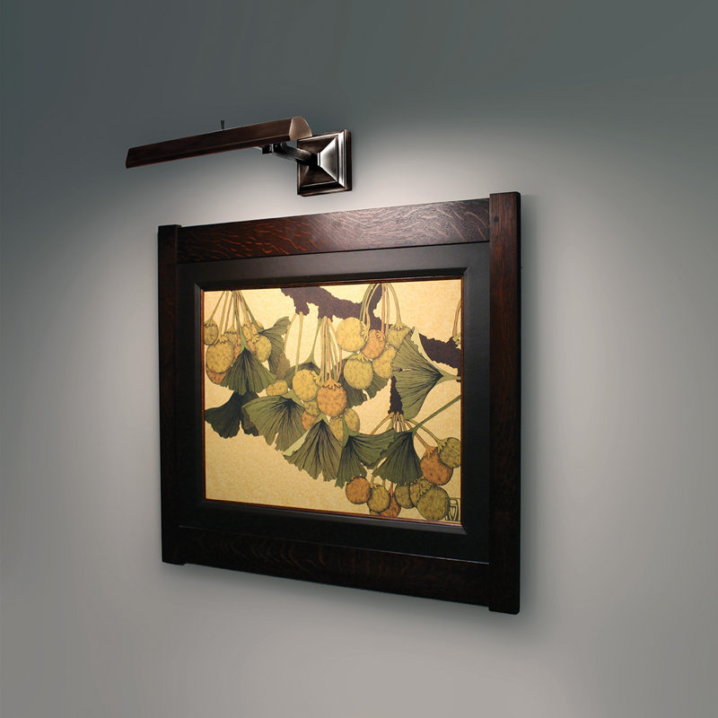 Hemmingway 1 - Light Hardwired Dimmable LED Wall Mounted Picture Light, Polished Nickel