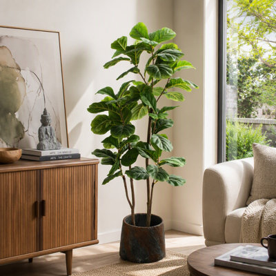 Petit pot à fleurs en ciment pour décoration de jardin intérieur et extérieur
