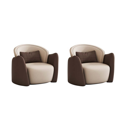 Jatziry Faux Leather Accent Chair