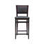 Tabouret de comptoir / de bar pliable Phaedra avec siège et dossier rembourrés-1354924485-1354924487