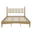 Grand lit plateforme en bois