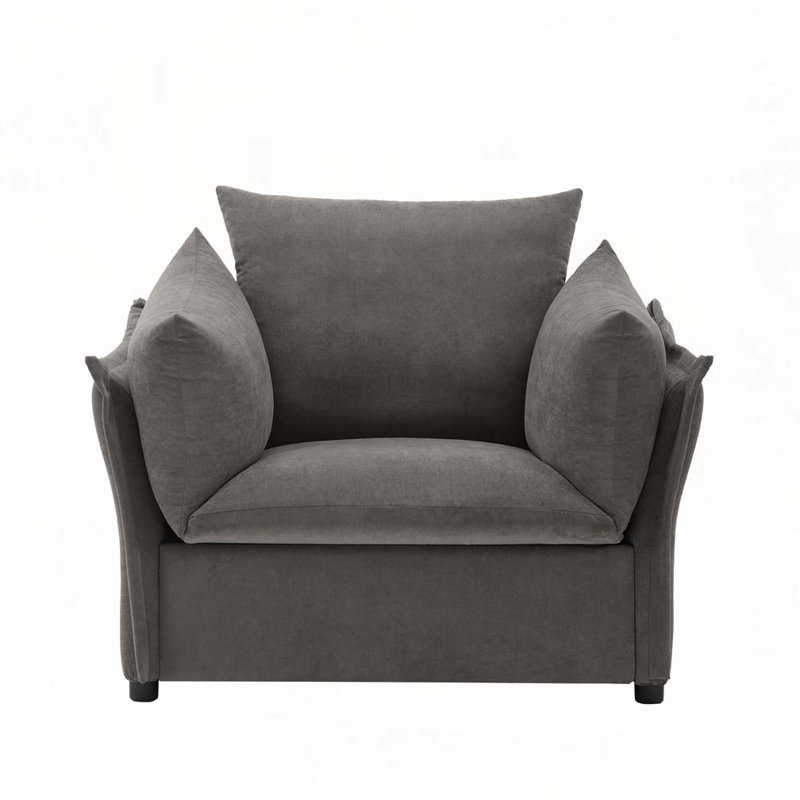 Fauteuil d'appoint simple en chenille
