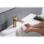 Robinet de lavabo à poignée simple-118546162