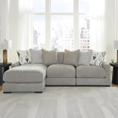Canapé modulaire 3 pièces avec méridienne Bradninch