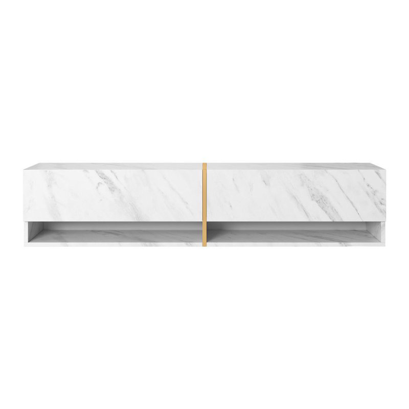 Lindcove Unfinished TV Stand for TVs up to 60", White