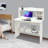 Computer Desk With Bookshelf - 39.37" X 18.9" Desktop Size-650608669