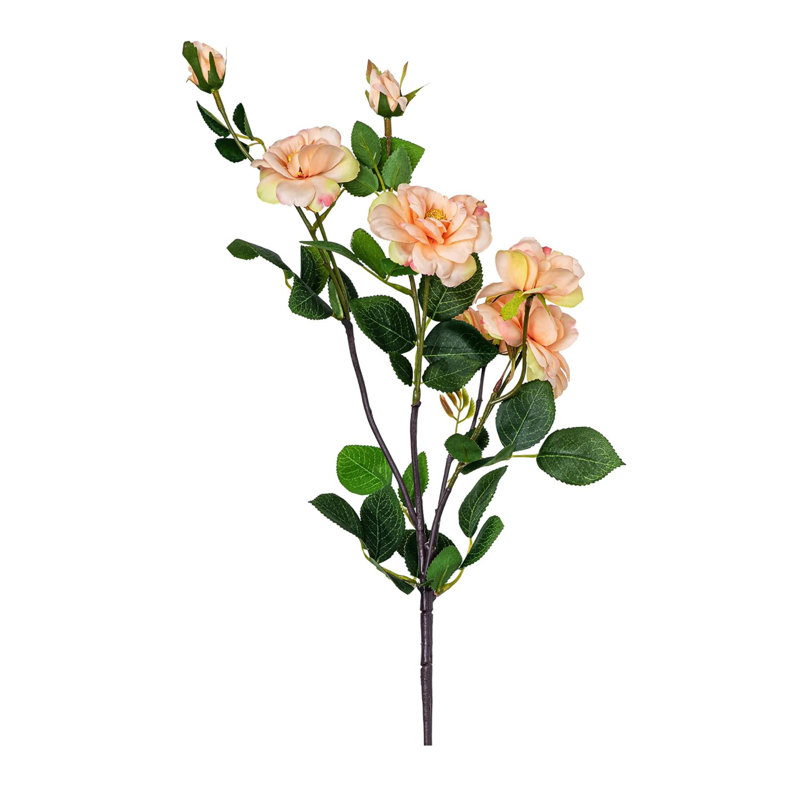 Faux fleurs artificielles en soie Audet, Pêche