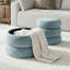Repose-pieds moderne en velours avec rangement-1649987090