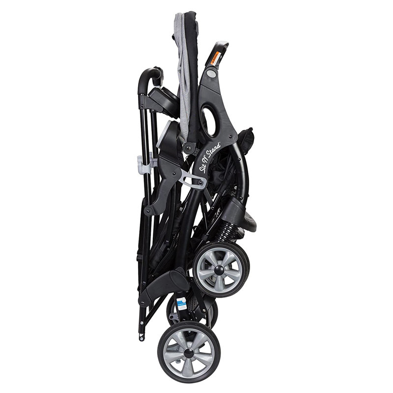 Morning Mist Double Tandem Stand-on Steel Stroller