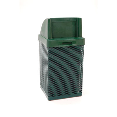 Steel Swing Top Kitchen Trash Can - 38 Gallons