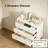 30'' H Modern Nightstand With Interlocking Drawers, Rustic End Table With 3 Large Drawers