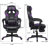 Adults Ergonomic Racing Style High Back Computer Chair with Footrest Headrest and Lumbar Support-53046272