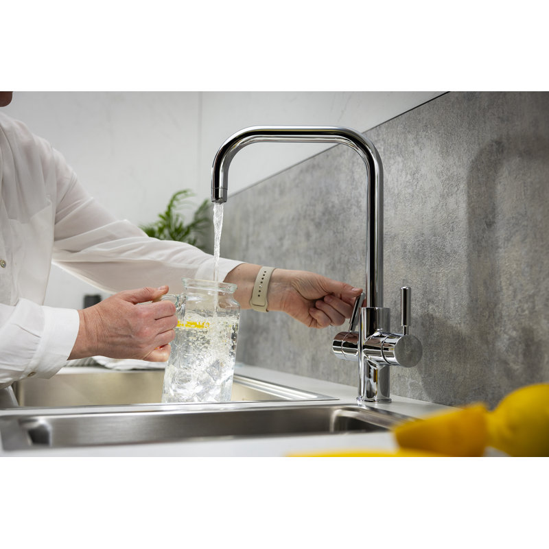 Abode Hemista 4-in-1 Steaming Hot Water Tap, Chrome