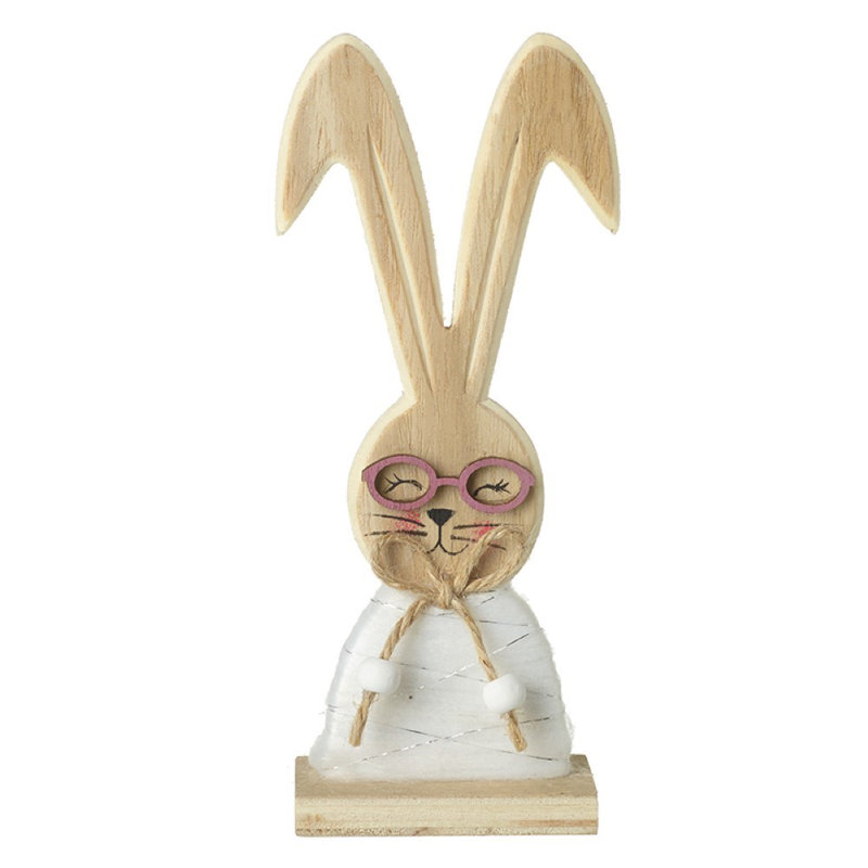 16cm Wood Animals Holiday Shaped Ornament