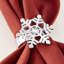 Rond de serviette Sparkling Snowflake
