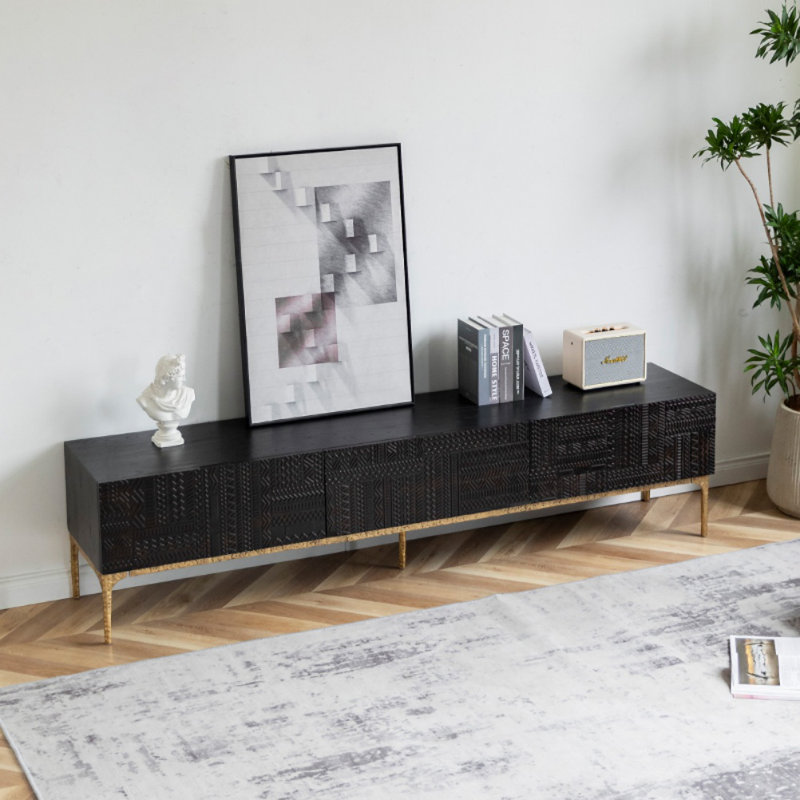 Crédence de rangement moderne 78,7 po