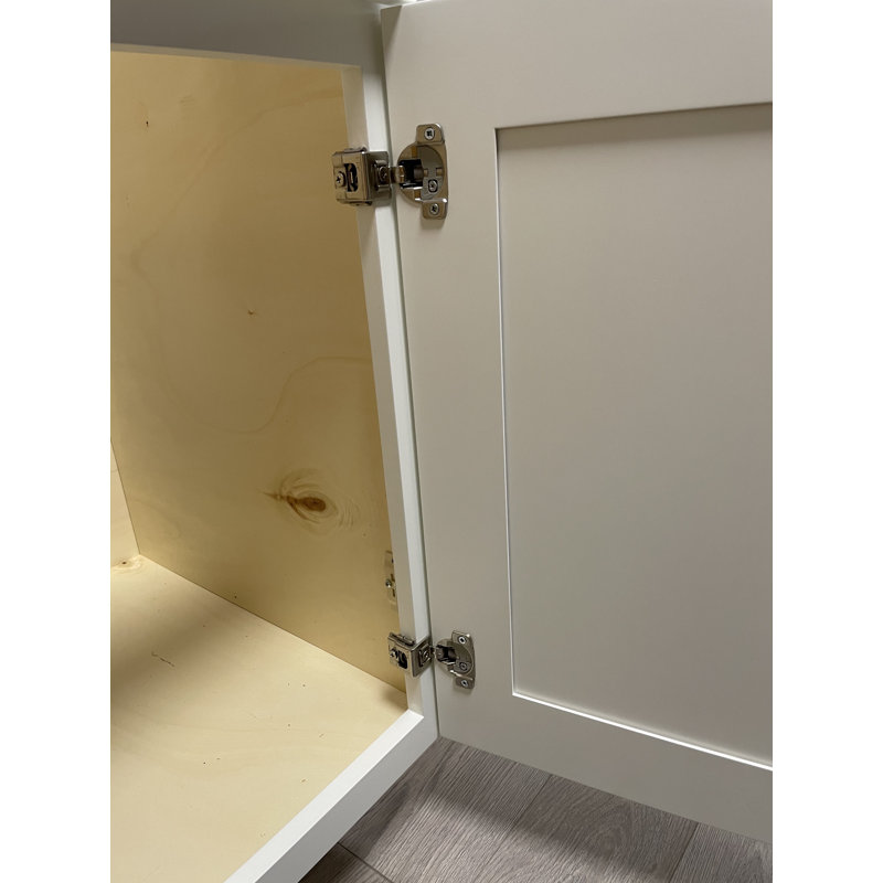 103'' Double Bathroom Vanity with Quartz Top, White