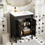 Meuble-lavabo moderne de 24 pouces avec lavabo supérieur, armoire de rangement à 2 niveaux et grandes tablettes pour une organisation améliorée-1188727284