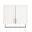 White Over Toilet Bathroom Wall Cabinet - Adjustable Shelf, Towel Bar, 5 Hooks, 15mm Particle Board 3mm , 30.64*11.6*30.01in Cabinet, White, Board, Bathroom, Kitchen, Decor