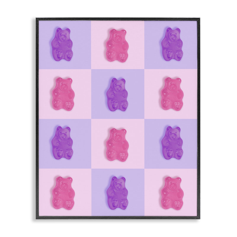 Giclée rose et lilas encadrée, design par Lish Creative, 14 X 11, Midnight Black Giclee Framed