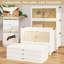 Grands bacs de rangement empilables avec couvercles-111089982