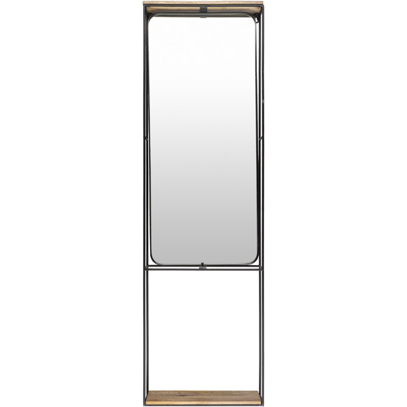 Metal Flat Wall Mirror