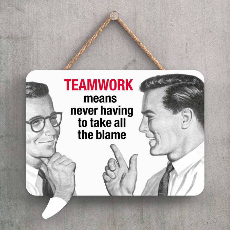 Pinup Teamwork - Print on MDF