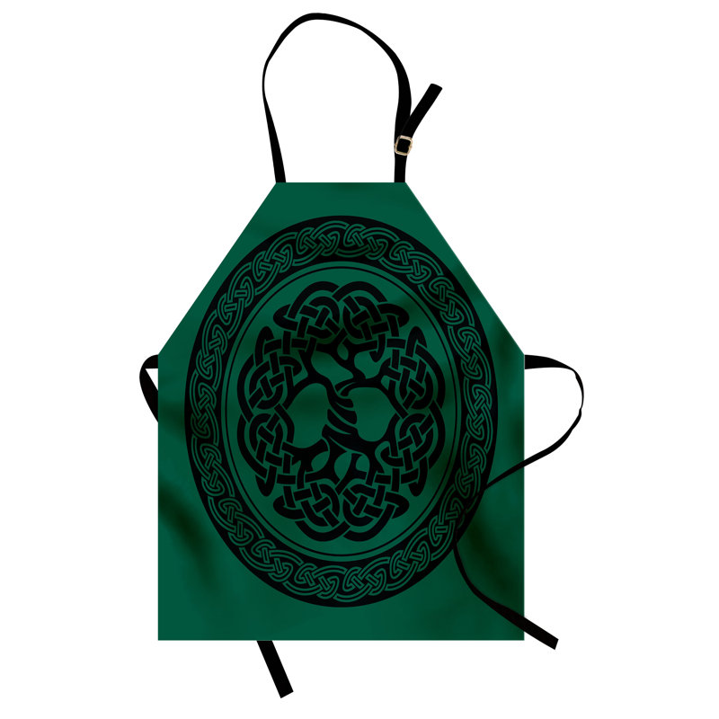 Tablier East Urban Home Celtic, cuisine de jardinage, taille adulte, vert forêt noir