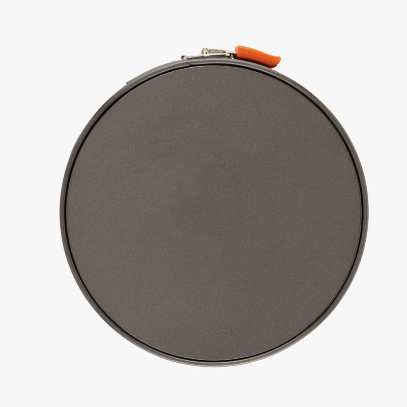 Gray Nonstick 9-Inch Springform Pan with Orange Grip