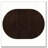 Cappuccino Oval Dining Table with Leaf Extension
