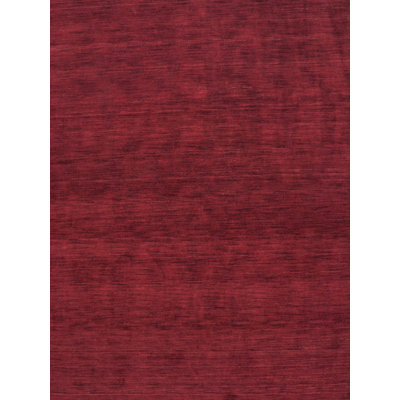 Tapis en laine nouée à la main et tissés à la main - Tapis, couleur rouge foncé, conception unie, tapis antidérapants faits à la main pour le salon, la chambre à coucher