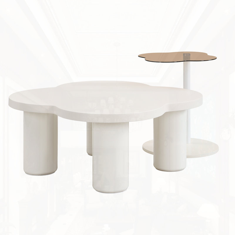 Irregular Shape Coffee Table Set of 2